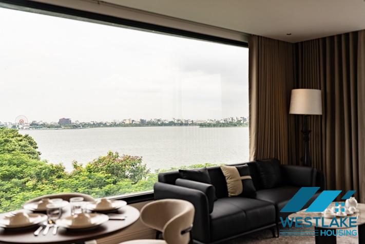 Cho Thuê Căn Hộ 02 Phòng Ngủ Mới Đẹp Hiện Đại, Ban Công View Hồ Thoáng Mát Tại Tây Hồ, Hà Nội