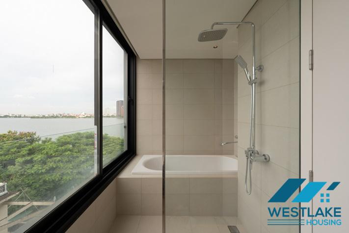 Cho Thuê Căn Hộ 02 Phòng Ngủ Mới Đẹp Hiện Đại, Ban Công View Hồ Thoáng Mát Tại Tây Hồ, Hà Nội