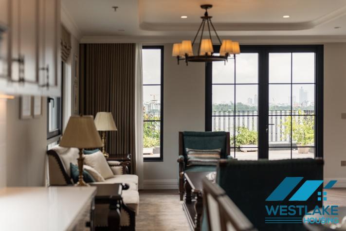 Căn Hộ 3 Phòng Ngủ Mới Hiện Đại, Ban Công Rộng View Hồ Tuyệt Đẹp Cho Thuê Tại Tây Hồ, Hà Nội