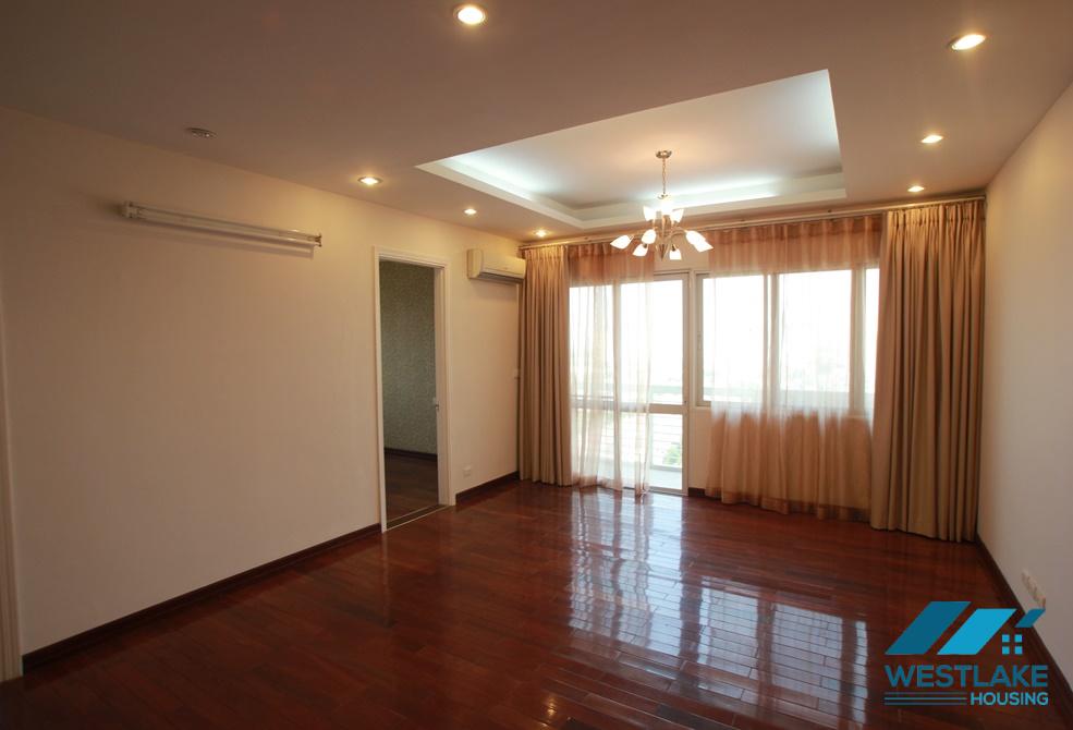 Large size apartment for rent in Ciputra, Tay Ho, Ha Noi - Unfurnished
