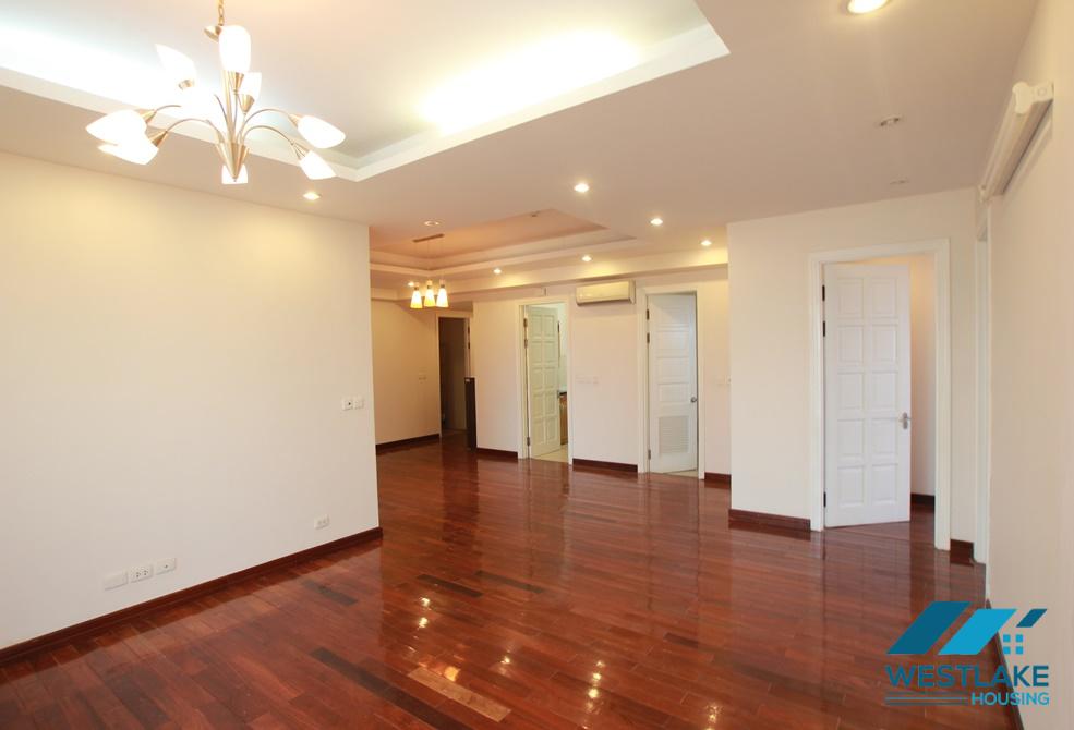 Large size apartment for rent in Ciputra, Tay Ho, Ha Noi - Unfurnished