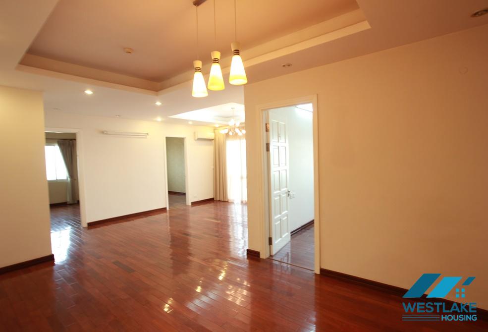 Large size apartment for rent in Ciputra, Tay Ho, Ha Noi - Unfurnished