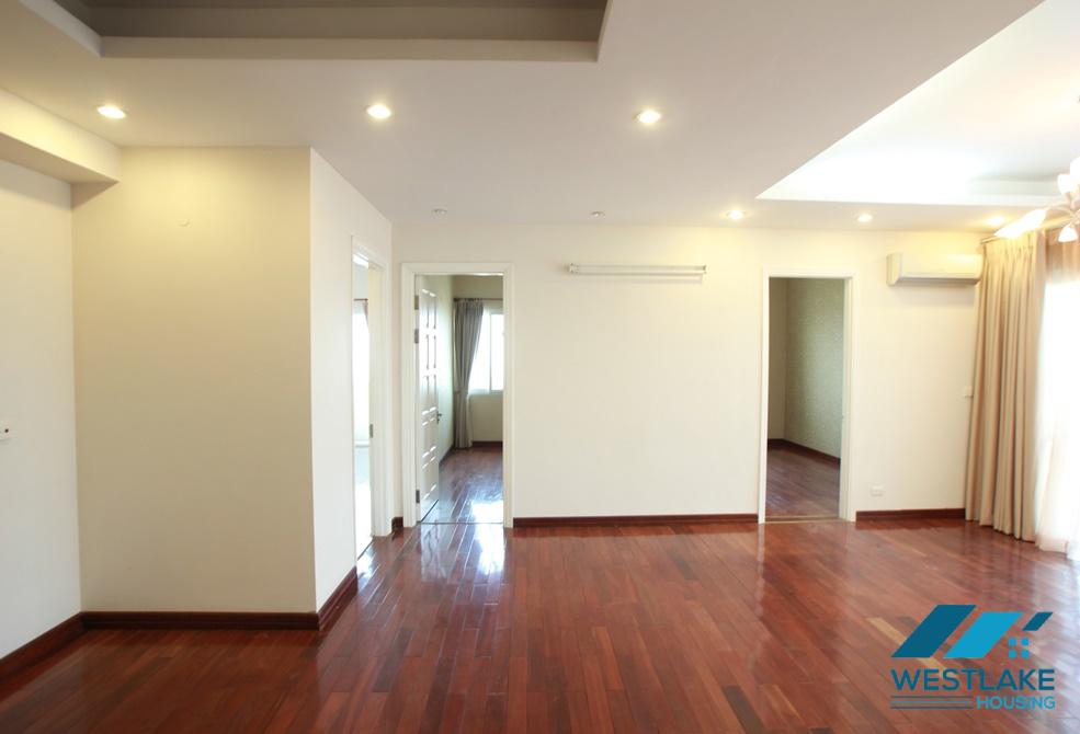 Large size apartment for rent in Ciputra, Tay Ho, Ha Noi - Unfurnished