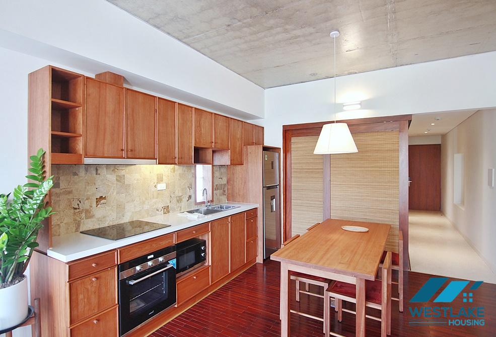A new duplex 2 bedroom apartment for rent in Yen Phu, Tay Ho
