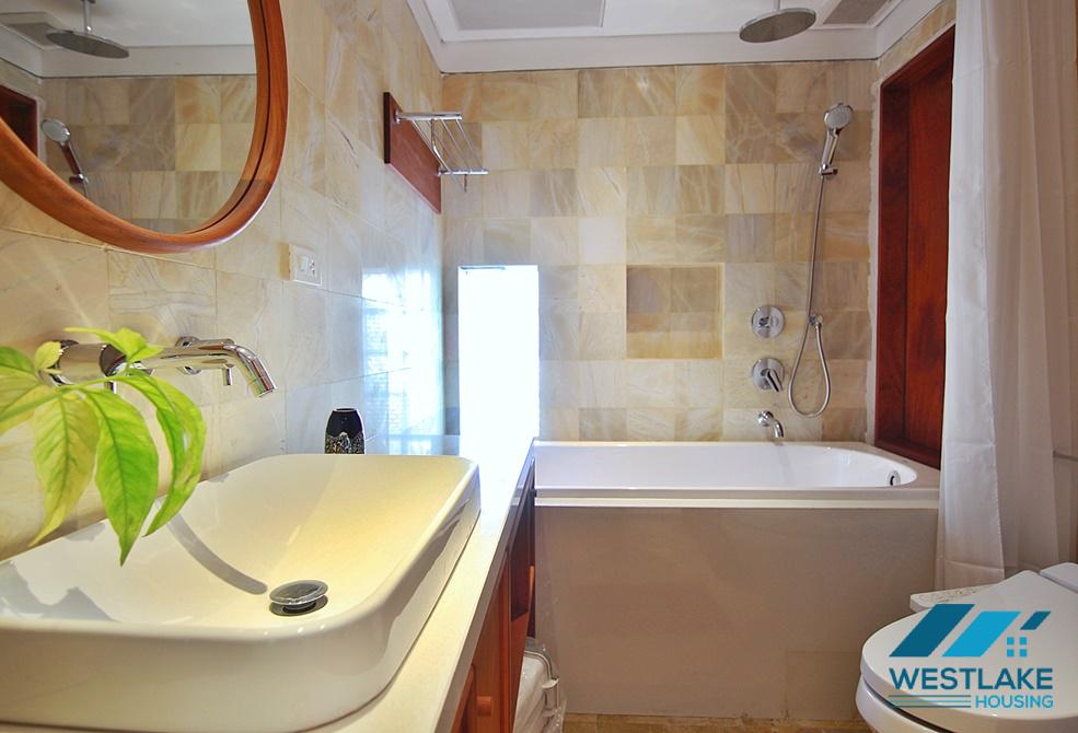 A new duplex 2 bedroom apartment for rent in Yen Phu, Tay Ho