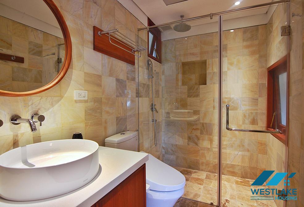 A new duplex 2 bedroom apartment for rent in Yen Phu, Tay Ho