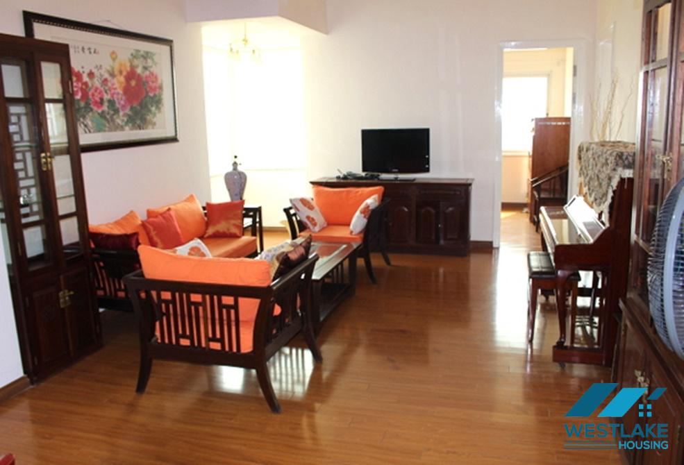 Furnished duplex apartment for rent in Ciputra, Tay Ho ward, Ha Noi