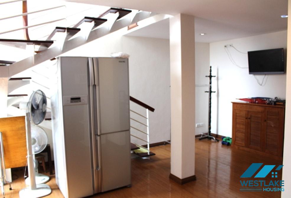 Furnished duplex apartment for rent in Ciputra, Tay Ho ward, Ha Noi