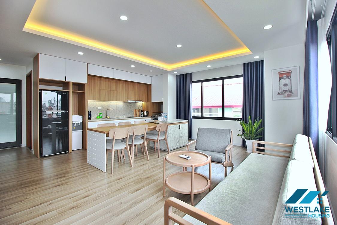 Bright and clean 02-bedroom apartment for rent in Tay Ho, Ha Noi