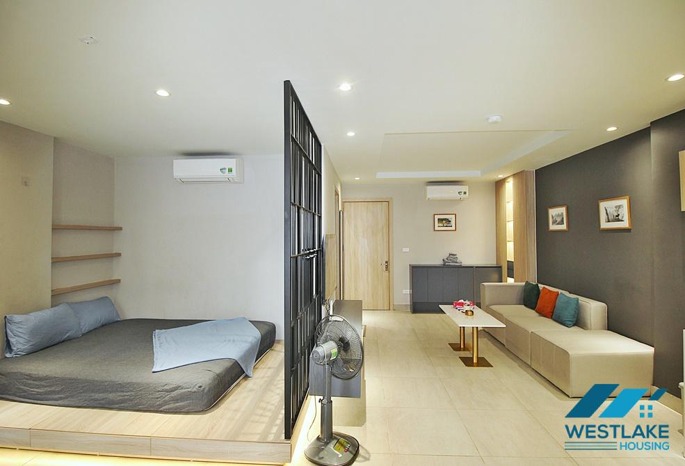 A spacious and modern studio for rent in Yen Phu, Tay Ho