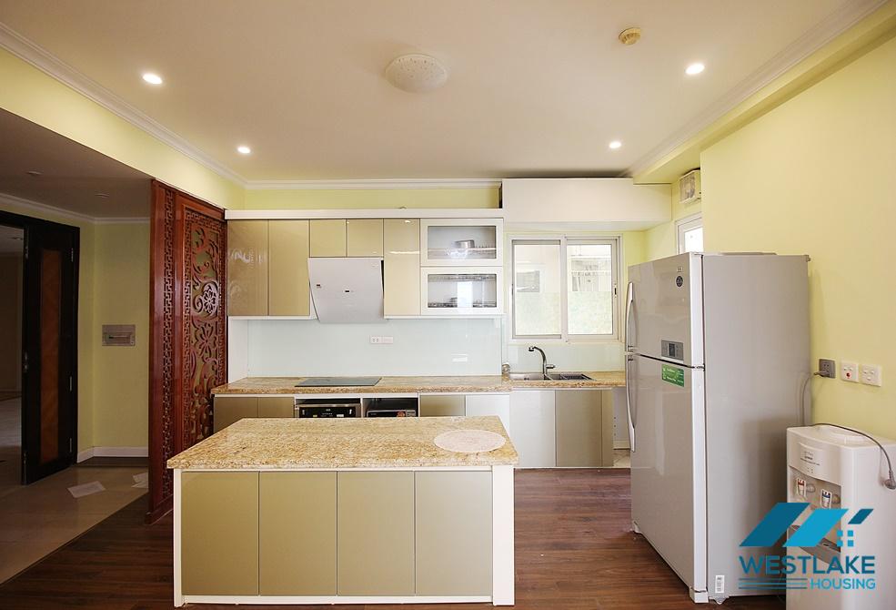 A bright and spacious 3 bedroom apartment for rent in Ciputra E Tower, Tay Ho, Ha Noi