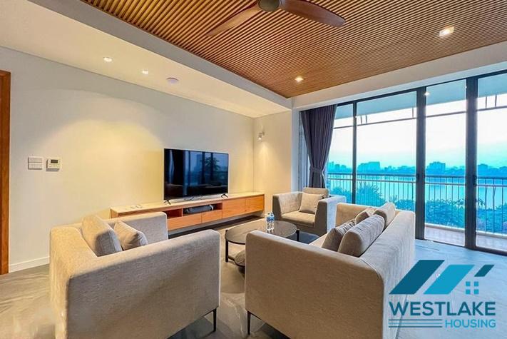 Cho Thuê Căn Hộ 3 Phòng Ngủ Mới Đẹp Hiện Đại, Ban Công Rộng, View Hồ Thoáng Mát Tại Âu Cơ, Tây Hồ, Hà Nội