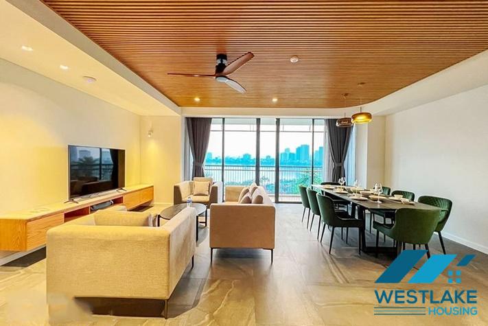 Cho Thuê Căn Hộ 3 Phòng Ngủ Mới Đẹp Hiện Đại, Ban Công Rộng, View Hồ Thoáng Mát Tại Âu Cơ, Tây Hồ, Hà Nội