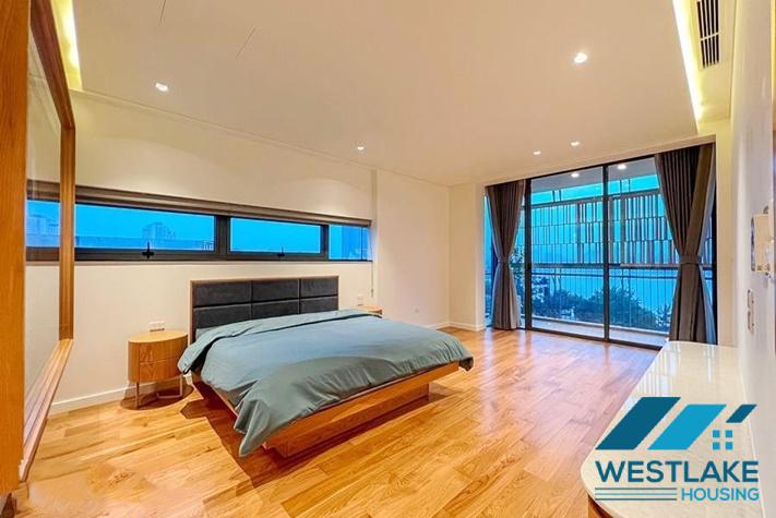 Cho Thuê Căn Hộ 3 Phòng Ngủ Mới Đẹp Hiện Đại, Ban Công Rộng, View Hồ Thoáng Mát Tại Âu Cơ, Tây Hồ, Hà Nội