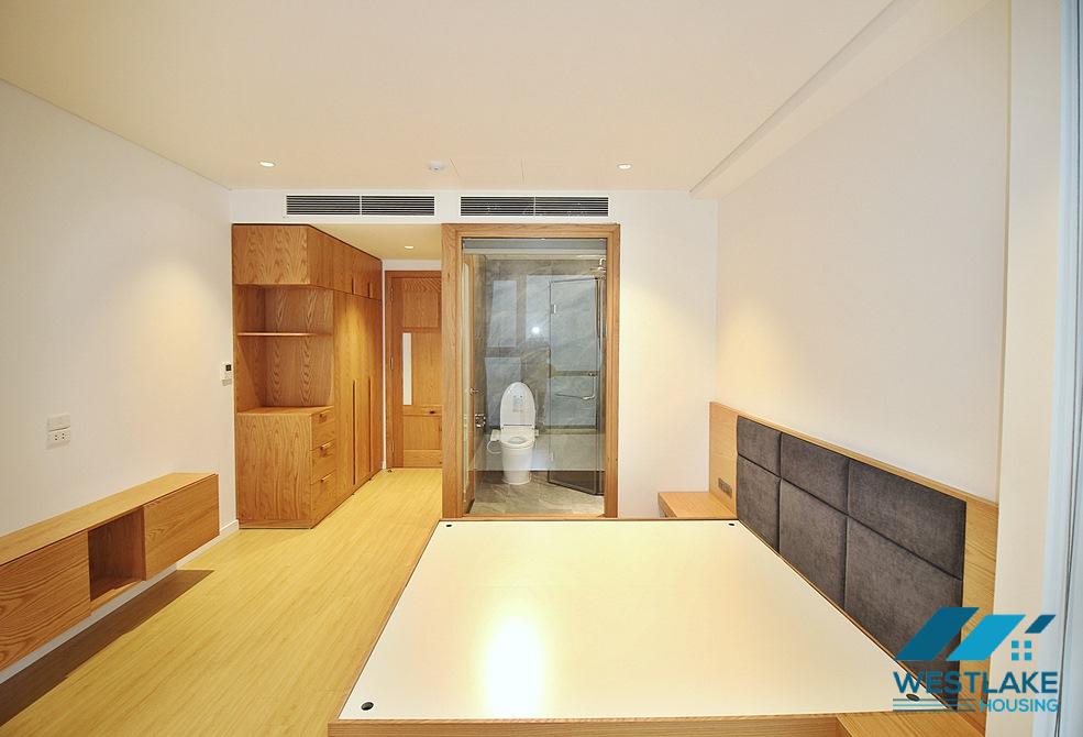 Căn Hộ 3 Phòng Ngủ Mới Đẹp Hiện Đại, Ban Công Rộng, View Hồ Thoáng Mát Cho Thuê Tại  Âu Cơ, Tây Hồ, Hà Nội