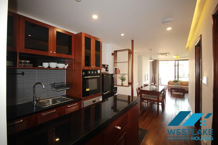 Beautiful 02-bedroom apartment with lake view in Xuan Dieu, Tay Ho, Hanoi for rent