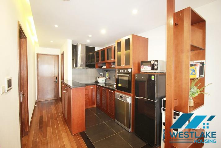 Beautiful 02-bedroom apartment with lake view in Xuan Dieu, Tay Ho, Hanoi for rent