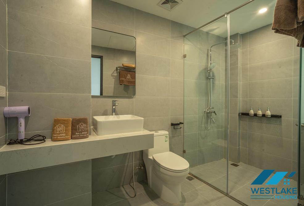 Lake view 02-bedroom apartment for rent on Vu Mien street, Tay Ho, Ha Noi