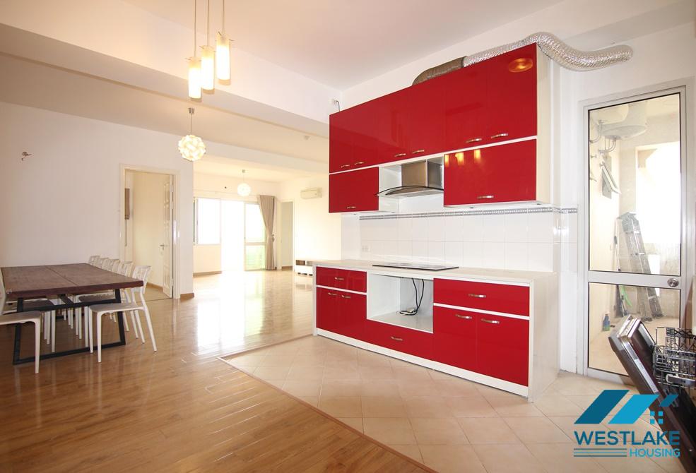 Unfurnished 4 bedrooms apartment for rent in E building, Ciputra, Hanoi Unfurnished 4 bedrooms apartment for rent in E building, Ciputra, Hanoi