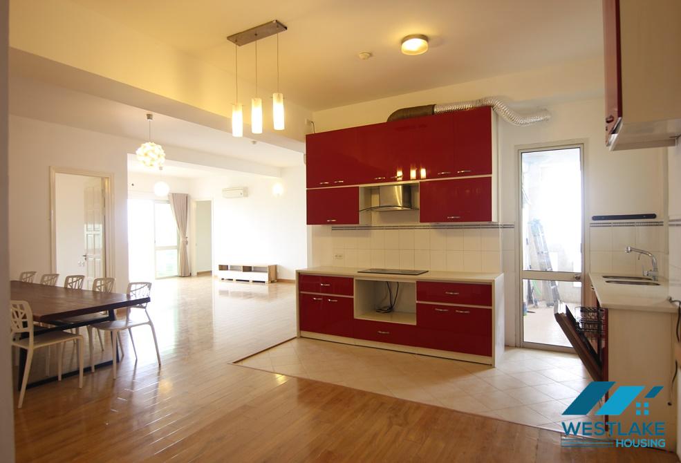 Unfurnished 4 bedrooms apartment for rent in E building, Ciputra, Hanoi Unfurnished 4 bedrooms apartment for rent in E building, Ciputra, Hanoi
