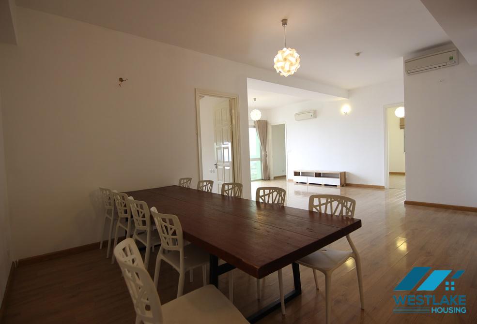 Unfurnished 4 bedrooms apartment for rent in E building, Ciputra, Hanoi Unfurnished 4 bedrooms apartment for rent in E building, Ciputra, Hanoi