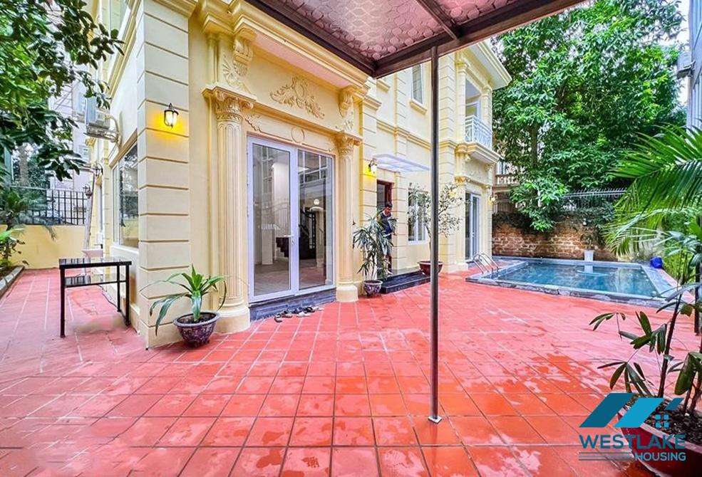 Renovated 05-bedrooms house with swimming pool for rent in Tay Ho, Ha Noi Renovated 05-bedrooms house with swimming pool for rent in Tay Ho, Ha Noi