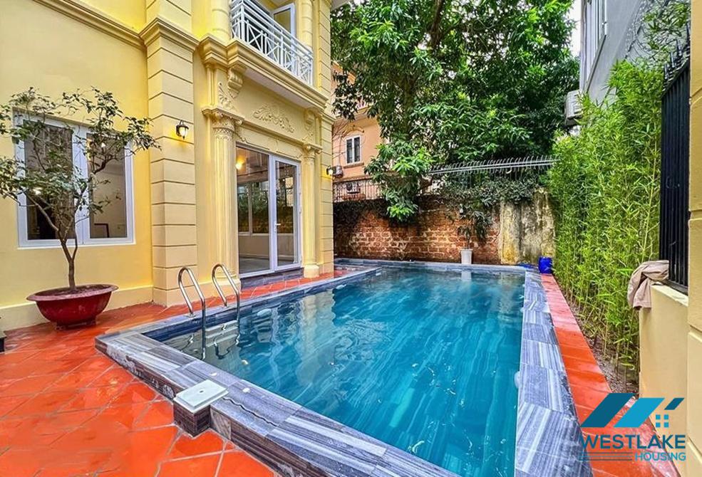 Renovated 05-bedrooms house with swimming pool for rent in Tay Ho, Ha Noi Renovated 05-bedrooms house with swimming pool for rent in Tay Ho, Ha Noi