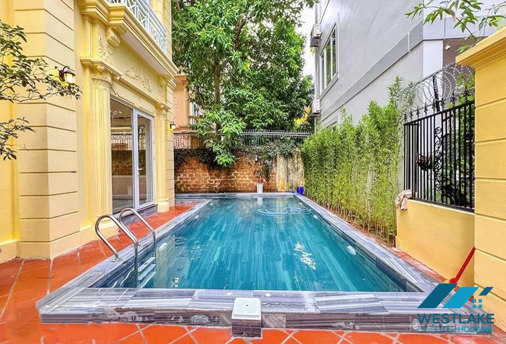 Renovated 05-bedrooms house with swimming pool for rent in Tay Ho, Ha Noi Renovated 05-bedrooms house with swimming pool for rent in Tay Ho, Ha Noi