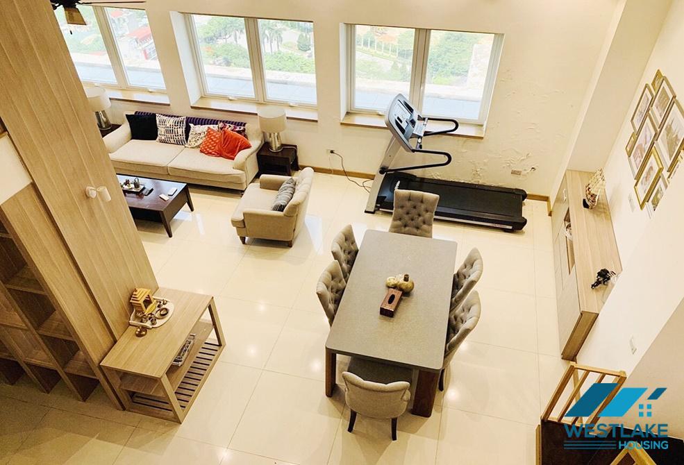 A modern duplex 3 bedroom apartment for rent in Ciputra, Tay Ho, Ha Noi A modern duplex 3 bedroom apartment for rent in Ciputra, Tay Ho, Ha Noi