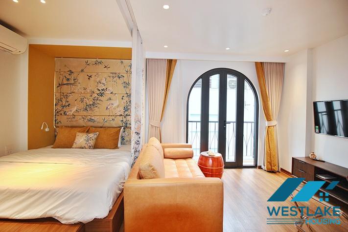 Modern studio apartment for rent in To Ngoc Van area, Tay Ho ward, Ha Noi