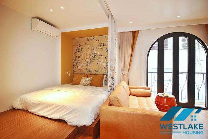 Modern studio apartment for rent in To Ngoc Van area, Tay Ho ward, Ha Noi
