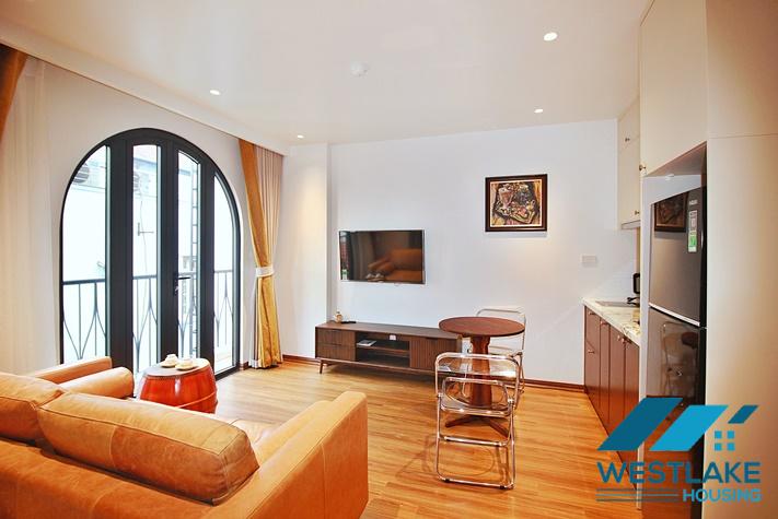 Modern studio apartment for rent in To Ngoc Van area, Tay Ho ward, Ha Noi