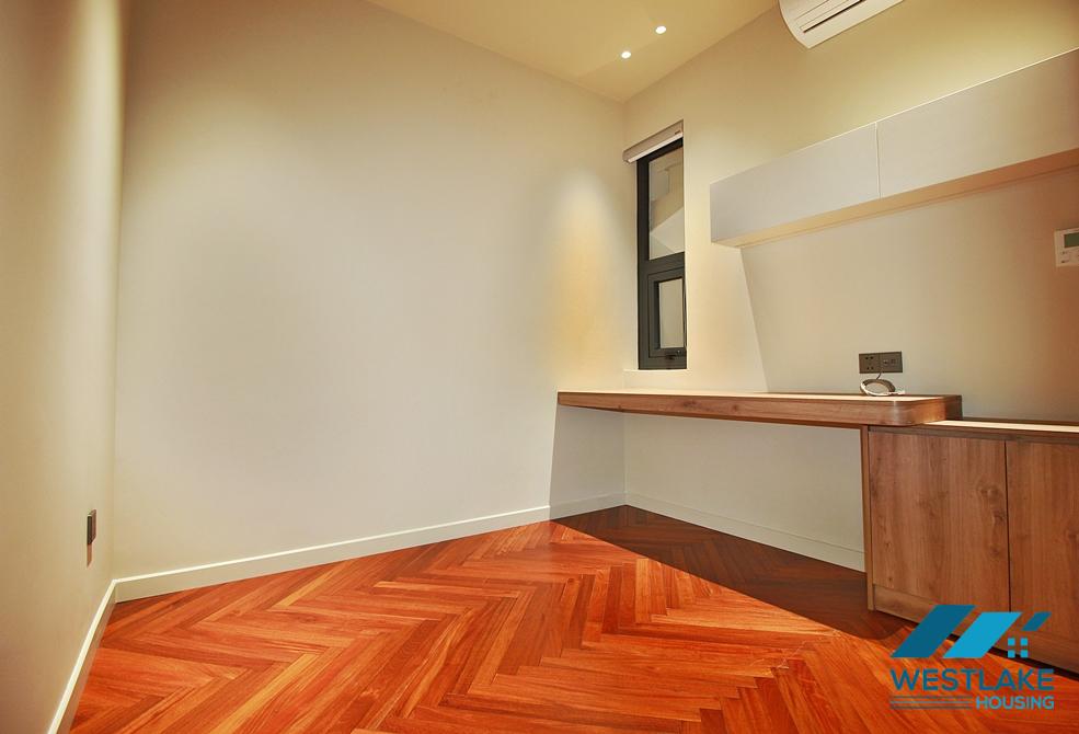 Brand new and morden duplex with 3 bedrooms apartment for rent in Dang Thai Mai, Tay Ho, Ha Noi