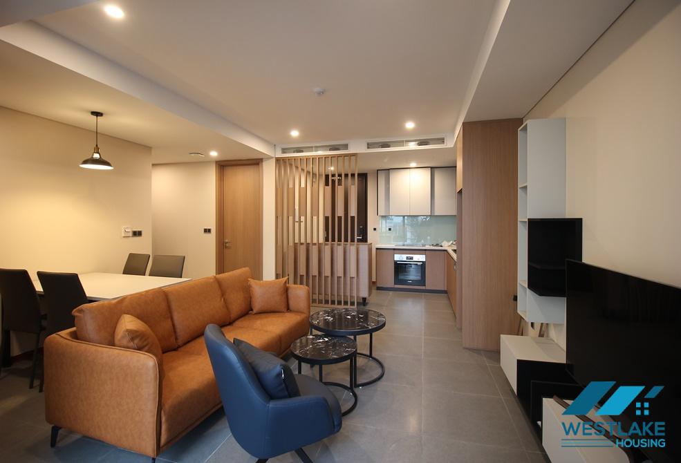 Clean and modern 02 bedrooms apartment on high floor in Tay Ho street, Tay Ho, Ha Noi for rent
