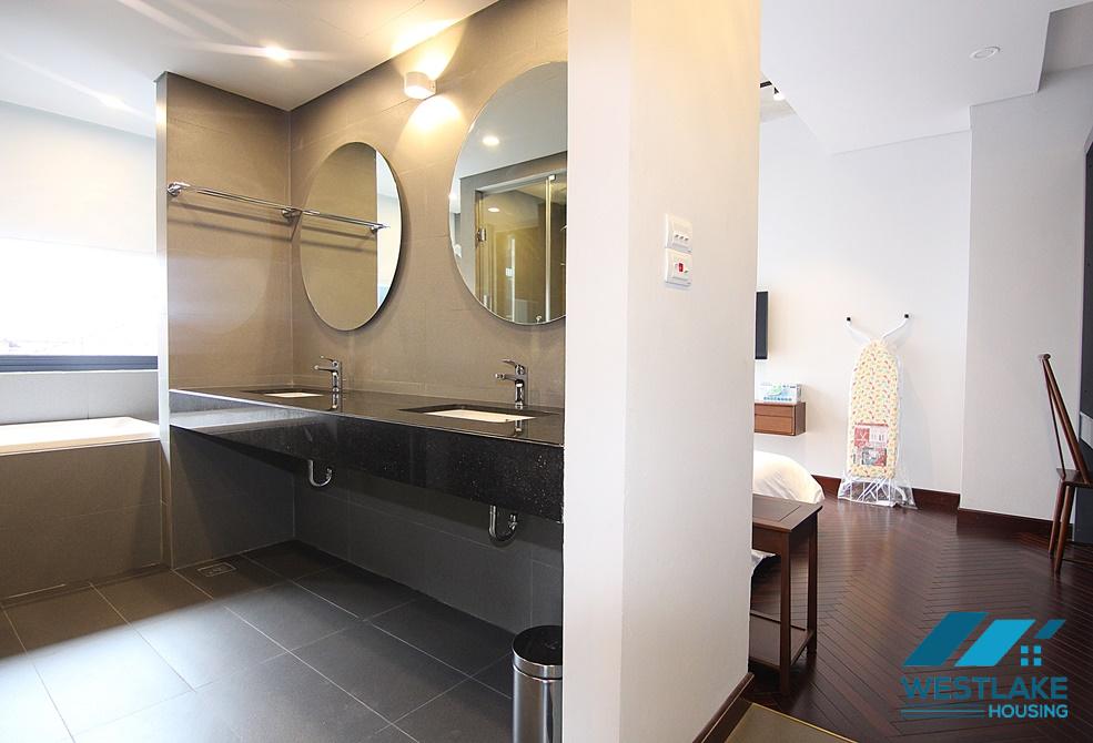 Beautiful 02-bedroom serviced apartment for rent in Tu Hoa, Tay Ho, Ha Noi