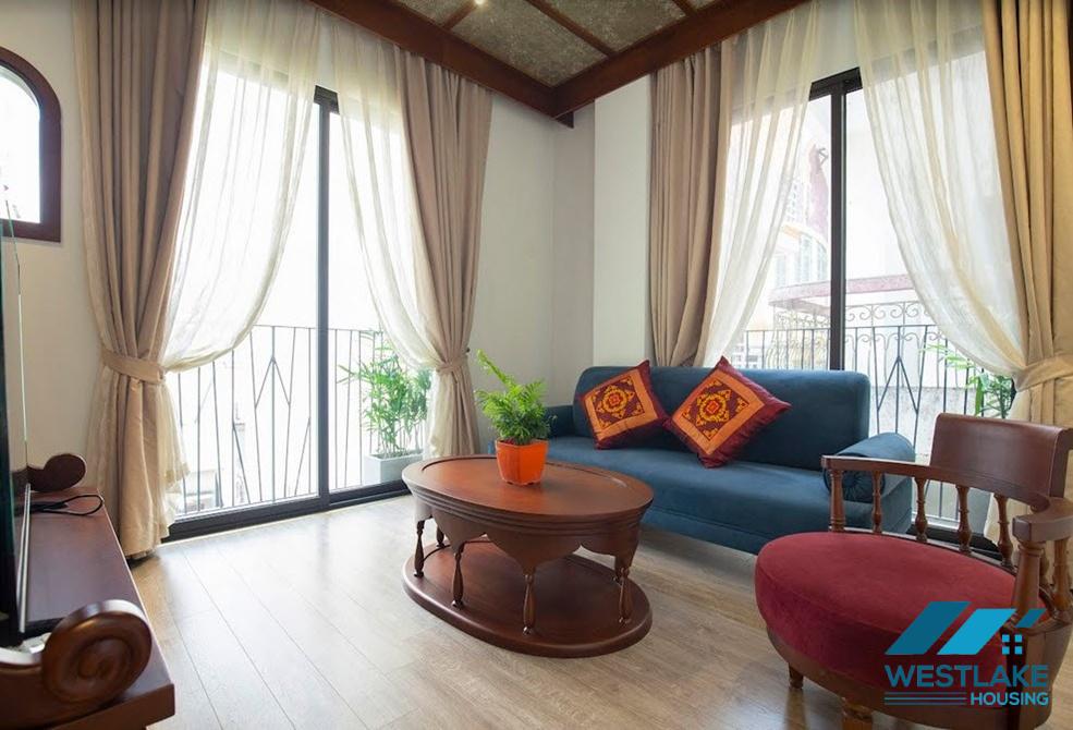 Nice and bright one bedroom apartment for rent in Tay Ho, Ha Noi