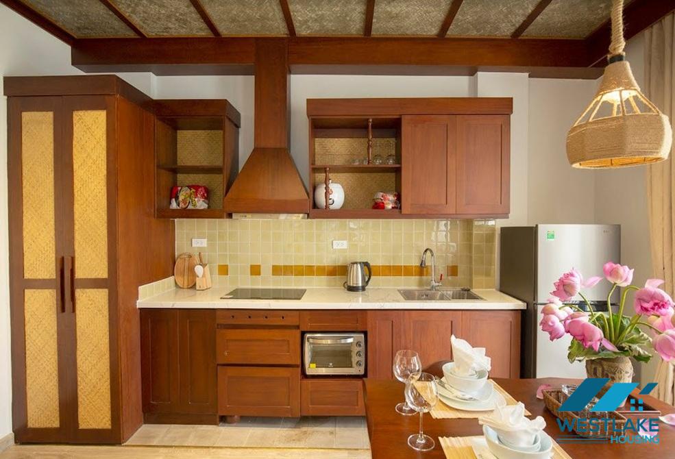 Nice and bright one bedroom apartment for rent in Tay Ho, Ha Noi