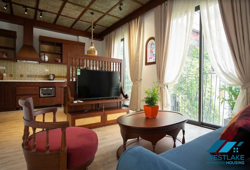 Cho Thuê Căn Hộ Một Phòng Ngủ Đẹp Và Sáng Thoáng Tại Phố Xuân Diệu Tây Hồ, Hà Nội