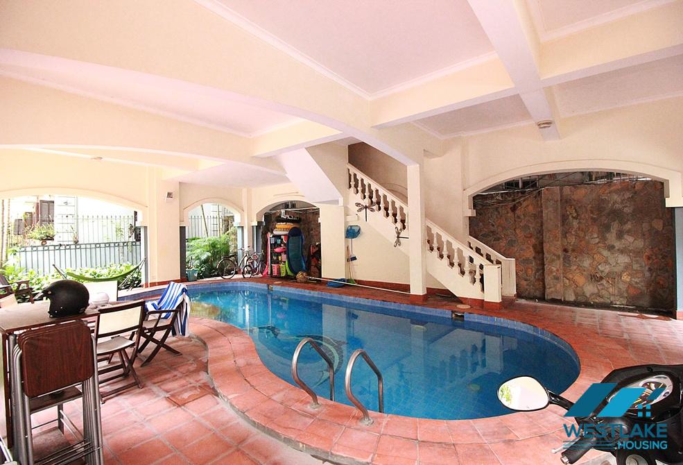 A nice house with swimming pool for rent in Tay Ho area, Ha Noi