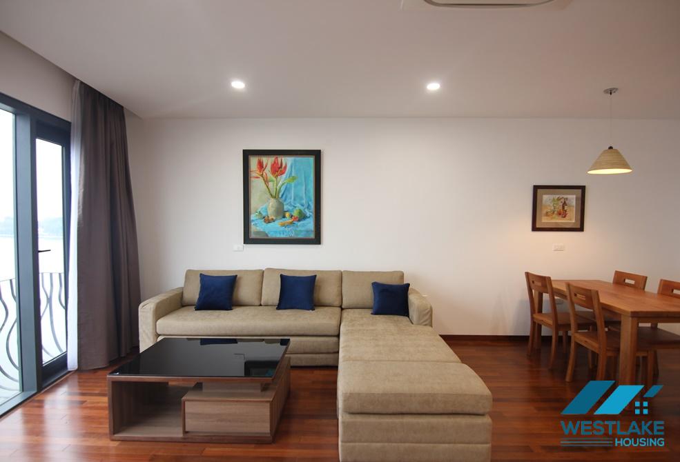 A nice lakeview 1 bedroom apartment for rent in Tay Ho, Ha Noi