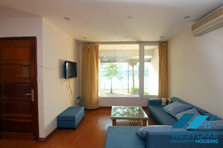 A lakeview duplex apartment for rent in Tu Hoa, Tay Ho