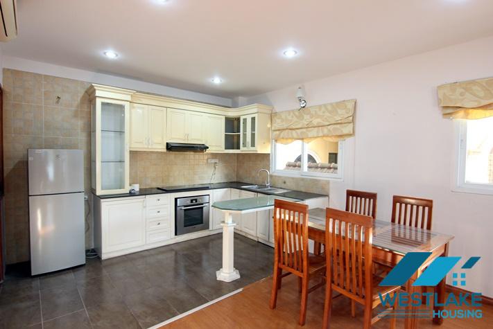 A lakeview duplex apartment for rent in Tu Hoa, Tay Ho