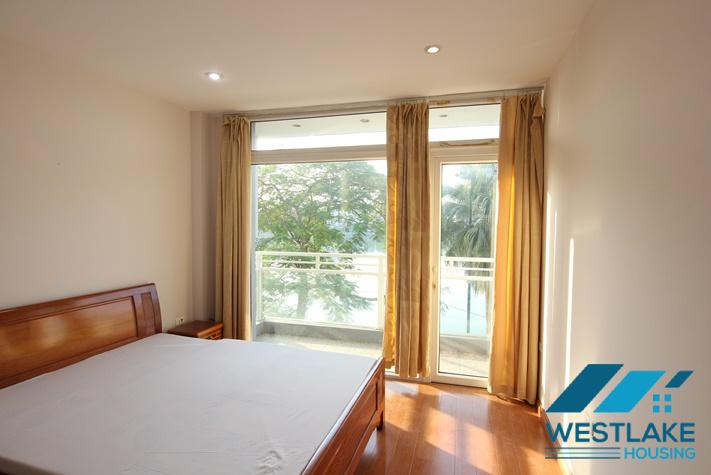 A lakeview duplex apartment for rent in Tu Hoa, Tay Ho