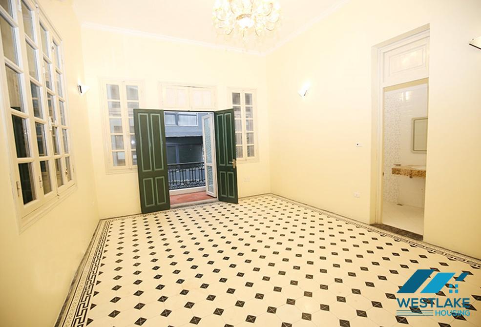 An unfurnished 4 bedroom house for rent in Dang Thai Mai, Tay Ho