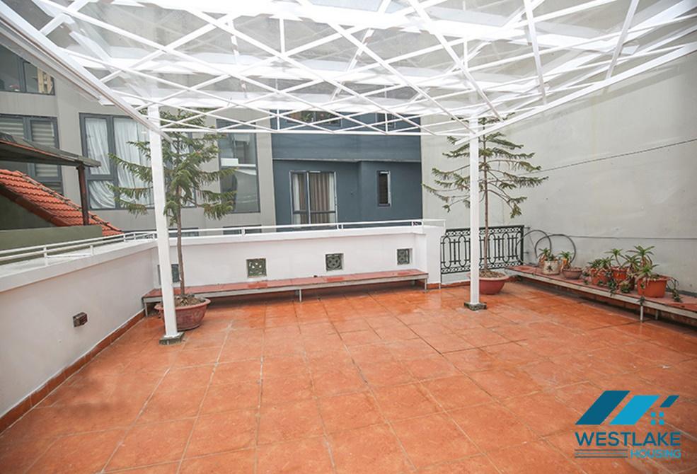 An unfurnished 4 bedroom house for rent in Dang Thai Mai, Tay Ho