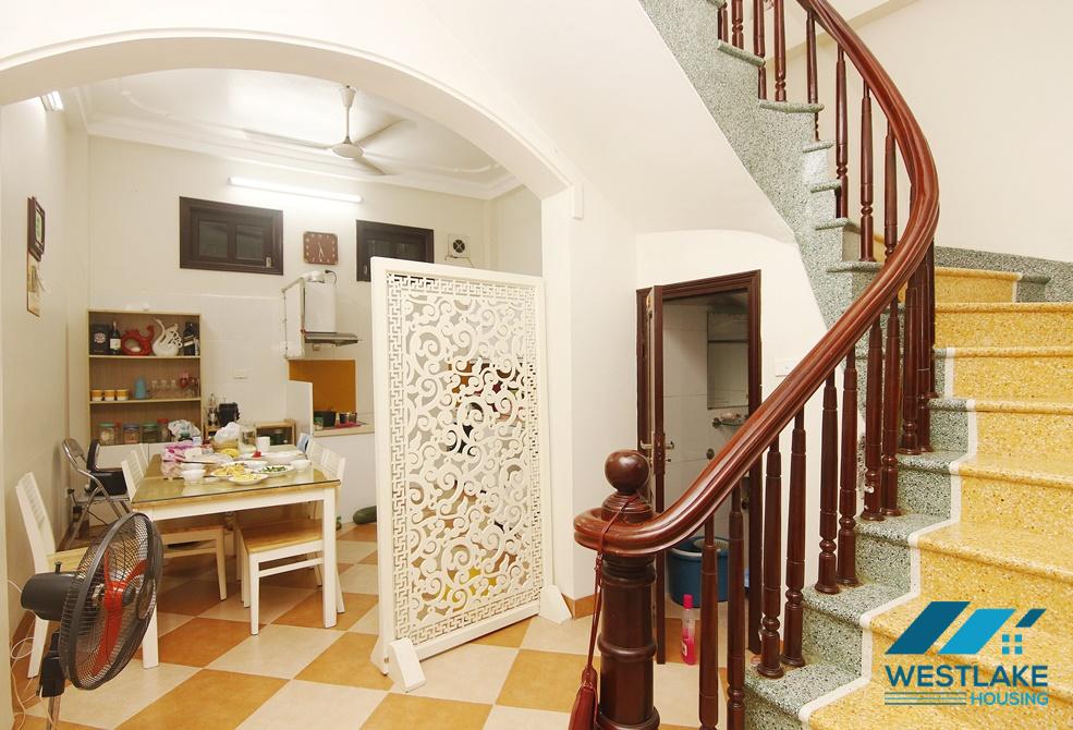 A nice 4 bedroom house for rent in Dang Thai Mai, Tay Ho A nice 4 bedroom house for rent in Dang Thai Mai, Tay Ho