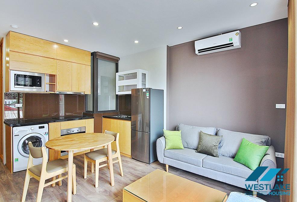 Nice and bright one bedroom apartment for rent in Dang Thai Mai area, Tay Ho, Ha Noi