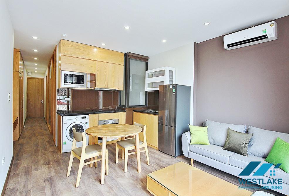 Nice and bright one bedroom apartment for rent in Dang Thai Mai area, Tay Ho, Ha Noi