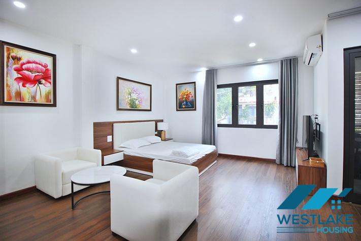 Cho Thuê Căn Hộ Studio  Mới Đẹp, Có Ban Công Thoáng Mát Tại Âu Cơ, Tây Hồ, Hà Nội