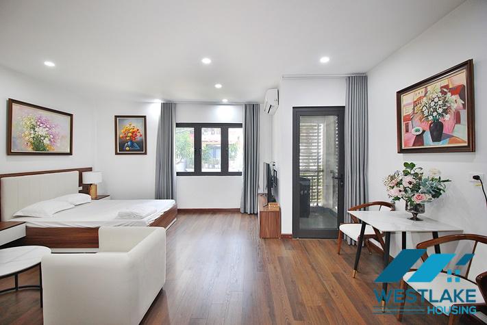 Cho Thuê Căn Hộ Studio  Mới Đẹp, Có Ban Công Thoáng Mát Tại Âu Cơ, Tây Hồ, Hà Nội